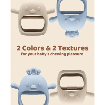 Adorable Baby Teething Toy - Food Grade Silicone Mitten