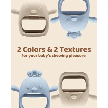 Adorable Baby Teething Toy - Food Grade Silicone Mitten