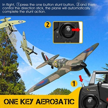 RC Plane Spitfire Fighter - Easy Flying for Everyone