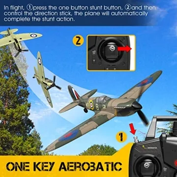 RC Plane Spitfire Fighter - Easy Flying for Everyone