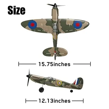 RC Plane Spitfire Fighter - Easy Flying for Everyone