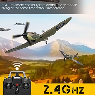 RC Plane Spitfire Fighter - Easy Flying for Everyone