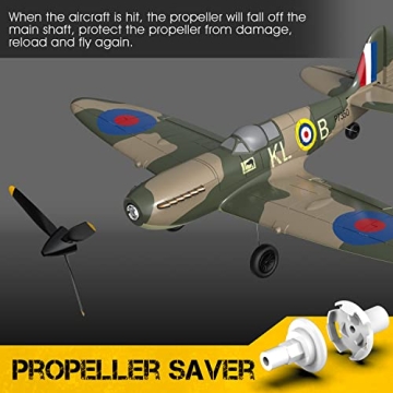 RC Plane Spitfire Fighter - Easy Flying for Everyone