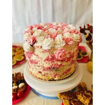 Kesoto 50pcs Pink Roses Artificial Flowers Bulk, 1.6" Small Silk Fake Roses Flower Heads for Decoration, Crafts, Wedding Centerpieces Bridal Shower Party Home Decor