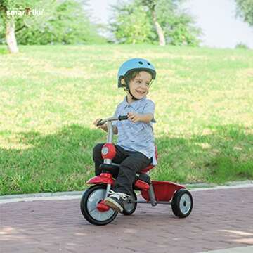smarTrike Adjustable Tricycle for Toddlers with Parent Control