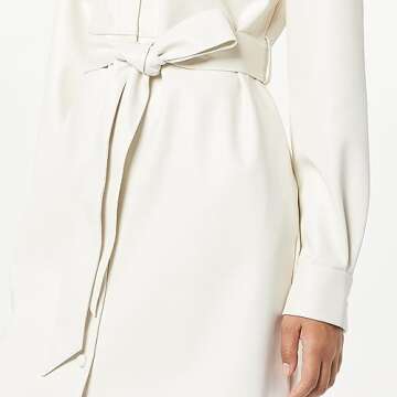 Chic The Drop Women's Sam Shirtdress - Whisper White XL