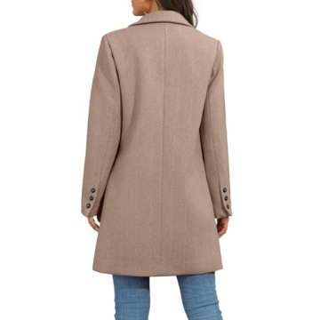 Ebifin Women's Stylish Trench Coat for Winter Chic