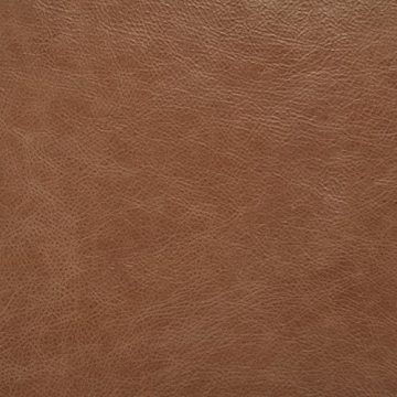 Elegant Stone & Beam Norah Round Leather Ottoman 39.5"