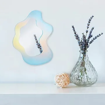 Qunclay Wavy Acrylic Mirror Groovy Home Decor