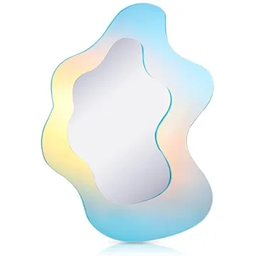 Qunclay Wavy Acrylic Mirror Groovy Home Decor