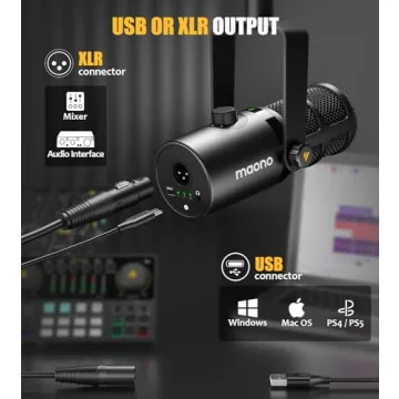 Buy MAONO PD400X USB/XLR Dynamic Microphone for Podcasting