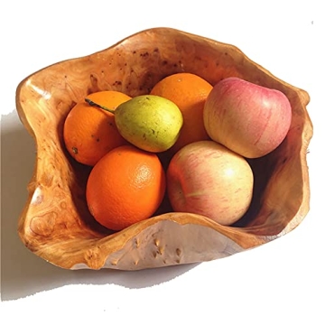 Unique Handcrafted Real Wood Bowl for Decor & Serving