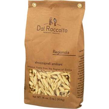 Authentic Dal Raccolto Strozzapreti Pasta, 1 lb Bag