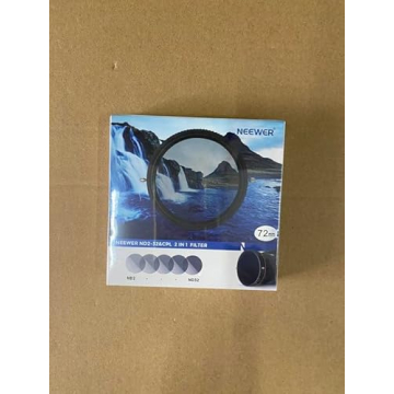 NEEWER 72mm Variable ND & CPL Filter - Versatile Photography Gear