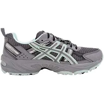ASICS Women's Gel-Venture 5 Frost Gray/Silver/Soothing Sea Running Shoe 9 M US
