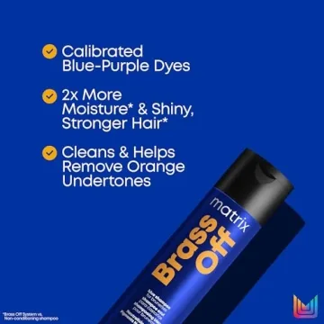Matrix Brass Off Blue Shampoo for Color Treated Hair
