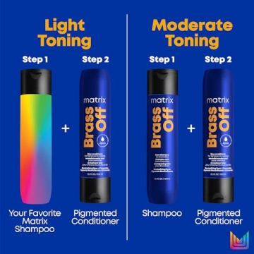 Matrix Brass Off Blue Shampoo for Color Treated Hair