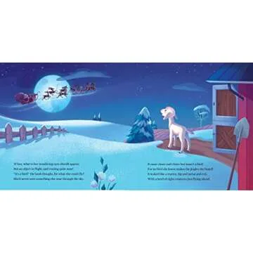 'Twas the Night Before Christmas on the Farm: Celebrate the Holidays with this Sweet Farm Animal Book for Children