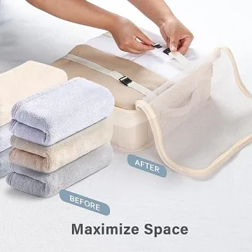 DIMJ Lightweight Packing Cubes for Travel Organization