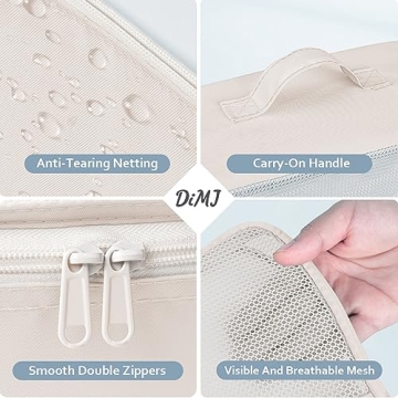DIMJ Lightweight Packing Cubes for Travel Organization