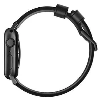 NOMAD Modern Band for Apple Watch - Black Horween Leather