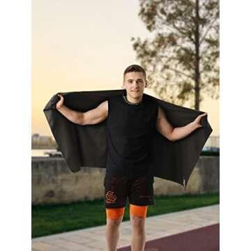 CHEER MIC Fast Drying Microfiber Towel 2 Pack - Travel Ready