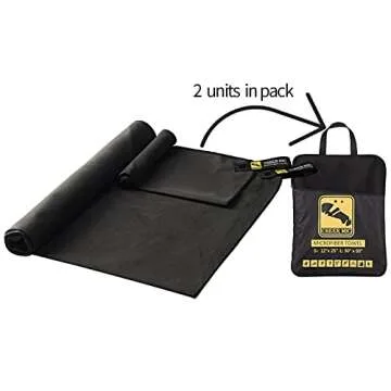 CHEER MIC Fast Drying Microfiber Towel 2 Pack - Travel Ready