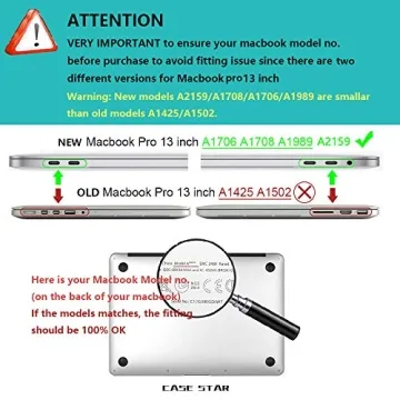 Case Star MacBook Pro 13 World Map Case - Ultra Thin Design