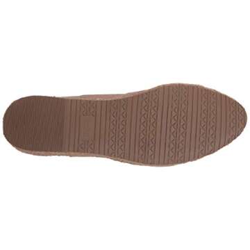 KAANAS Women's Sandy Bay LACE UP Espadrille Platform Sneaker, Oatmeal, 7 Regular US