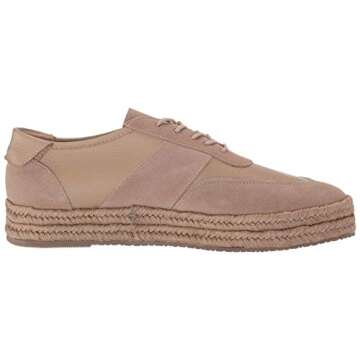 KAANAS Women's Sandy Bay LACE UP Espadrille Platform Sneaker, Oatmeal, 7 Regular US