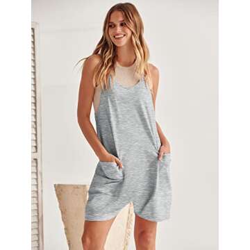 Stylish Summer Rompers with Pockets for Women