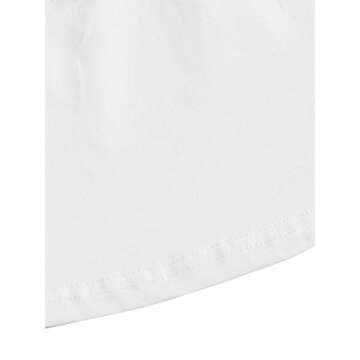 DIDK Women's Contrast Faux Fur Butterfly Embroidery Spaghetti Strap Cami Crop Top White Medium