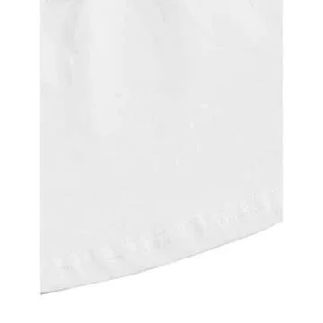 DIDK Women's Contrast Faux Fur Butterfly Embroidery Spaghetti Strap Cami Crop Top White Medium