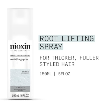Nioxin Density Defend Styling Root Lifting Spray - Hair Thickening Spray, 5.1 oz (Packaging May Vary)