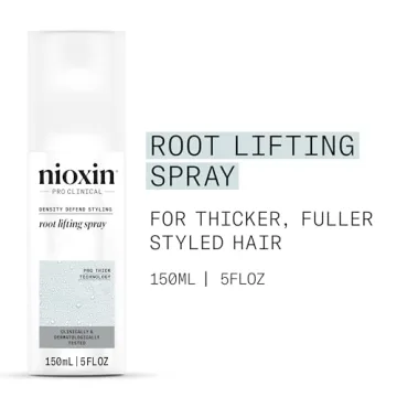 Nioxin Density Defend Styling Root Lifting Spray - Hair Thickening Spray, 5.1 oz (Packaging May Vary)