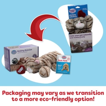 Snuggle Kitty: Heartbeat Stuffed Cat Toy for Comfort