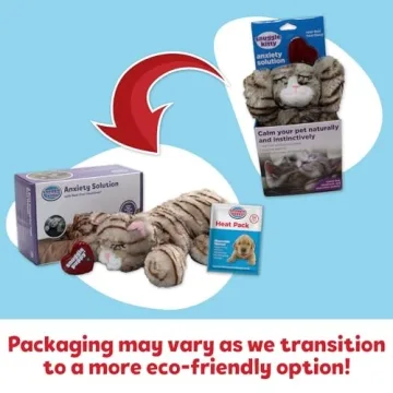 Snuggle Kitty: Heartbeat Stuffed Cat Toy for Comfort