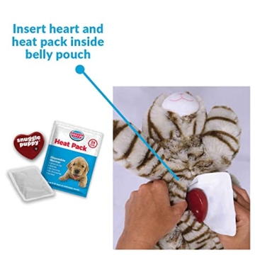 Snuggle Kitty: Heartbeat Stuffed Cat Toy for Comfort