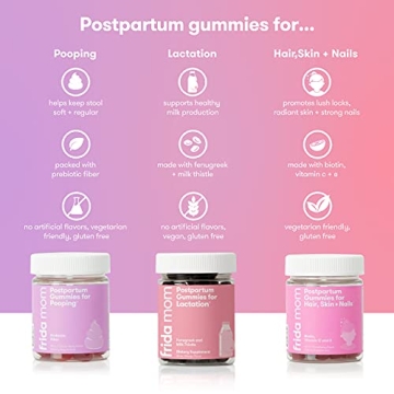 Frida Mom Postpartum Gummies for New Moms Essentials