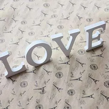 Decorative Wood Letters,Totoo Hanging Wall 26 Letters Wooden Alphabet Wall Letter for Children Baby Name Girls Bedroom Wedding Brithday Party Home Decor-Letters (A)