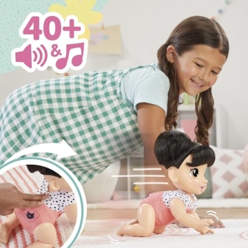 Baby Alive Crawl 'n Play Katie Kat Interactive Doll Set