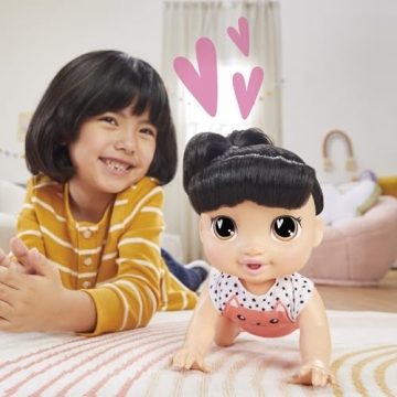 Baby Alive Crawl 'n Play Katie Kat Interactive Doll Set