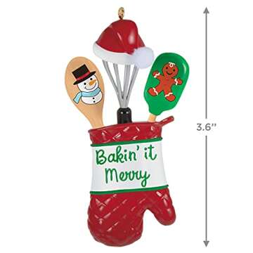 Hallmark Keepsake Christmas Ornament 2021, Bakin’ It Merry Kitchen Utensils