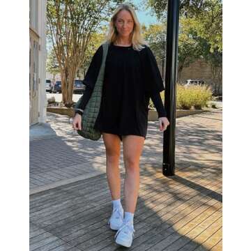 GTLIAE Womens T Shirt Romper Hot Shot Tee Romper for Summer Casual Short Sleeve Oversized Athletic Workout Outfits