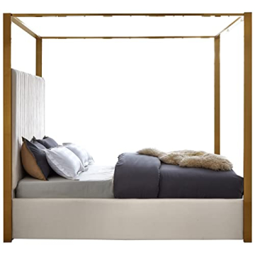 Meridian Furniture Jones King Bed - Modern Velvet Design