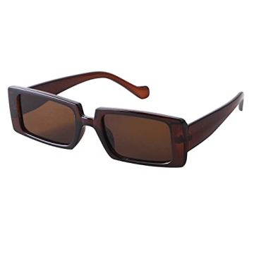 Retro 90s Rectangle Sunglasses for Men & Women