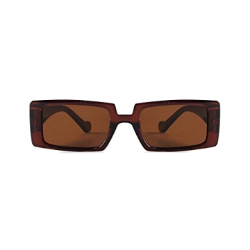 Retro 90s Rectangle Sunglasses for Men & Women