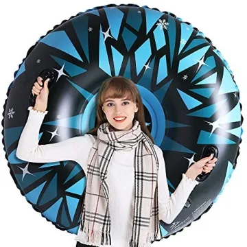 Jasonwell Inflatable Snow Tube for Kids & Adults Winter Fun