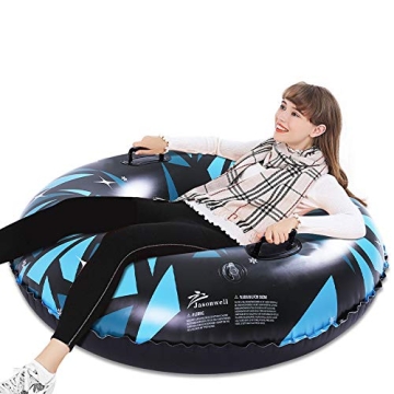 Jasonwell Inflatable Snow Tube for Kids & Adults Winter Fun