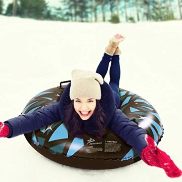 Jasonwell Inflatable Snow Tube for Kids & Adults Winter Fun